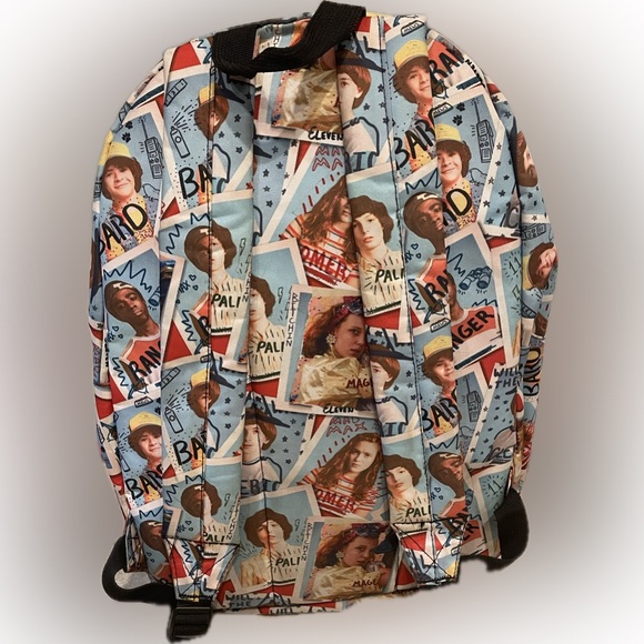 Stranger Things Print Backpack - Picture 2 of 4